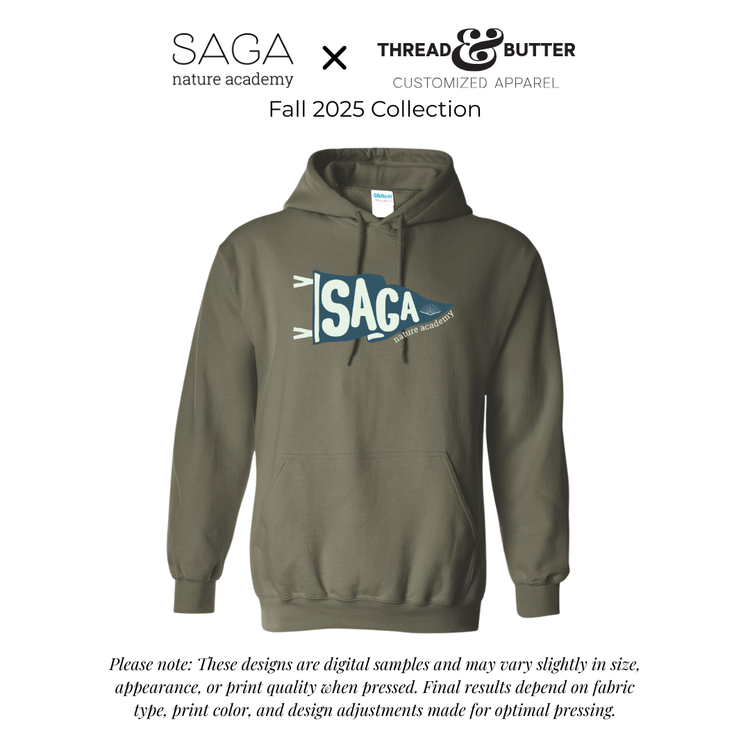*Adult* SAGA Nature Academy Pennant Sweatshirt