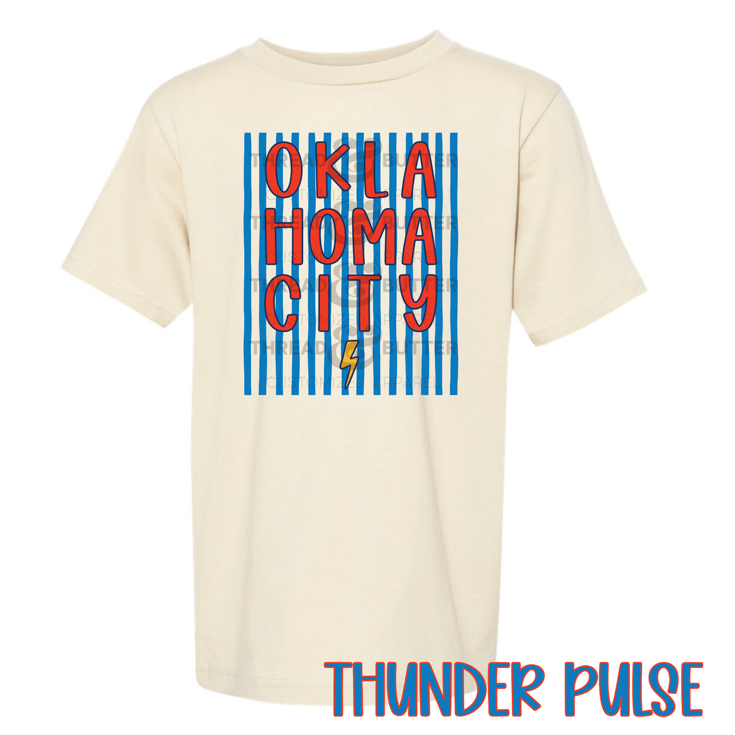 Toddler OKC Neutral Graphic Tee - Thunder Inspired | Rabbit Skins