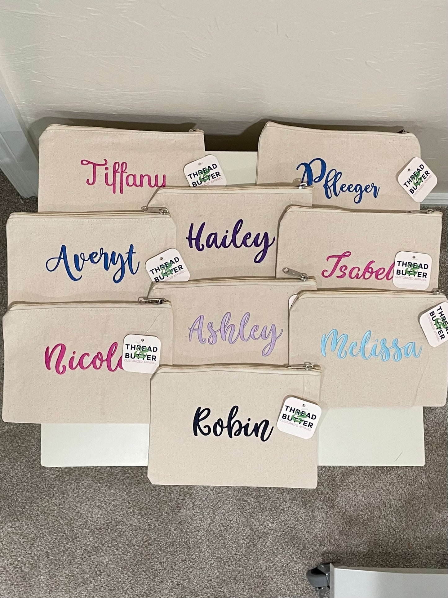 Personalized 5x7 Pouch - Custom Gift for Teachers, Brides, and More!