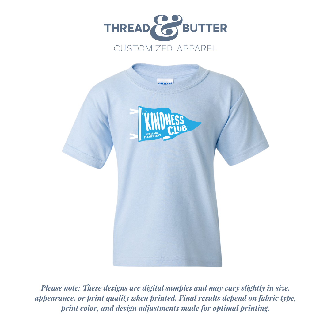 Pre-Order: Heritage Elementary *Youth* Kindness Club Shirt