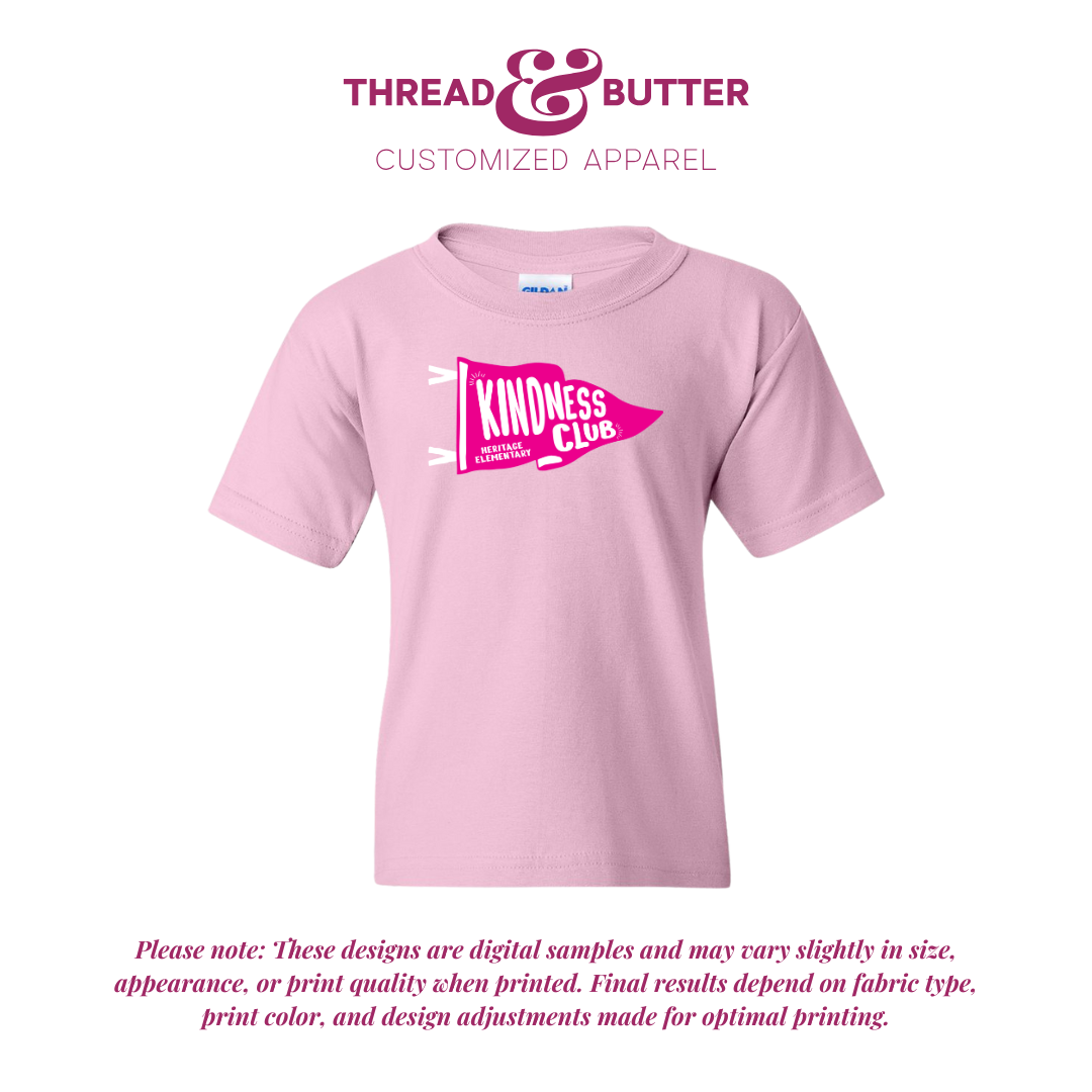 Pre-Order: Heritage Elementary *Youth* Kindness Club Shirt