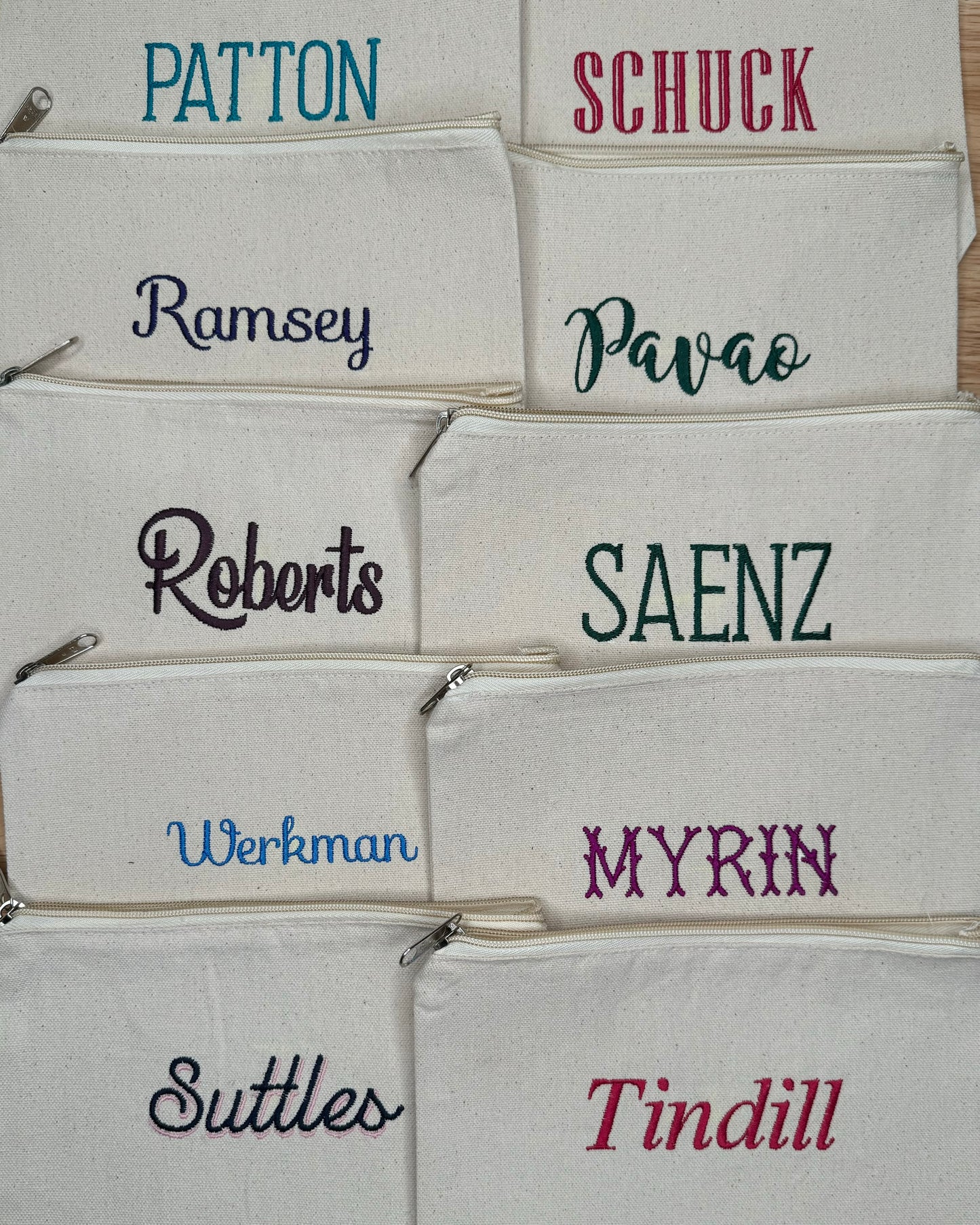 Personalized 5x7 Pouch - Custom Gift for Teachers, Brides, and More!