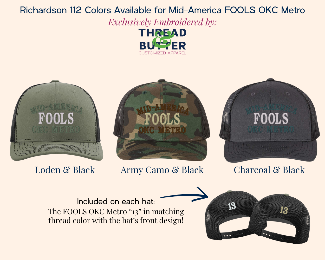 Bold (Mid-America) FOOLS - Richardson 112 Hat