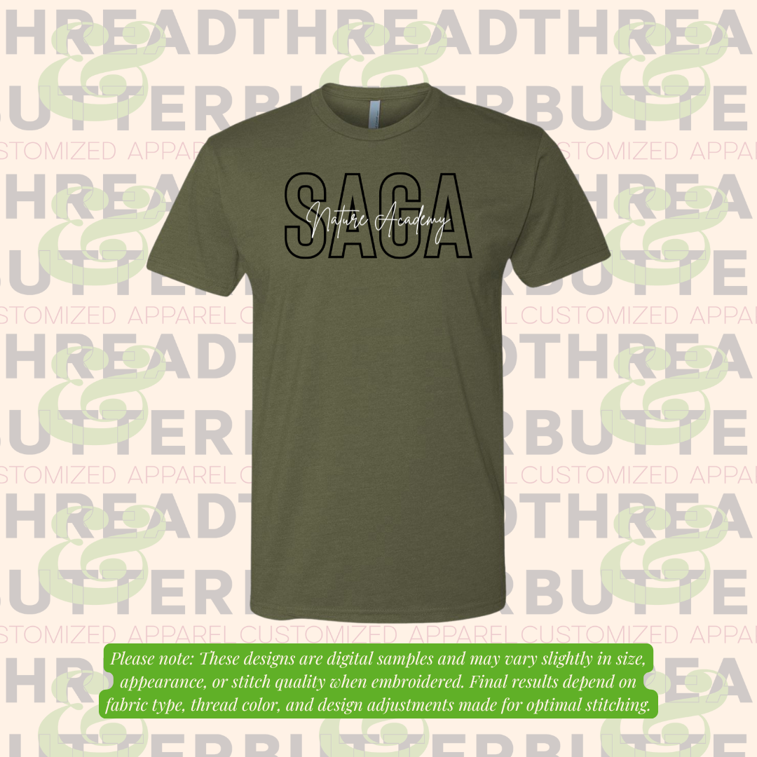Pre-Order: SAGA Nature Academy Adult Sizes - Next Level Apparel