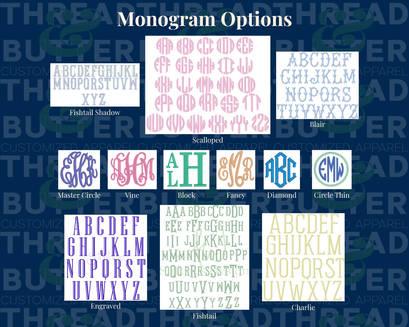 Personalized Seersucker Cosmetic Bag – Custom Monogram or Initial