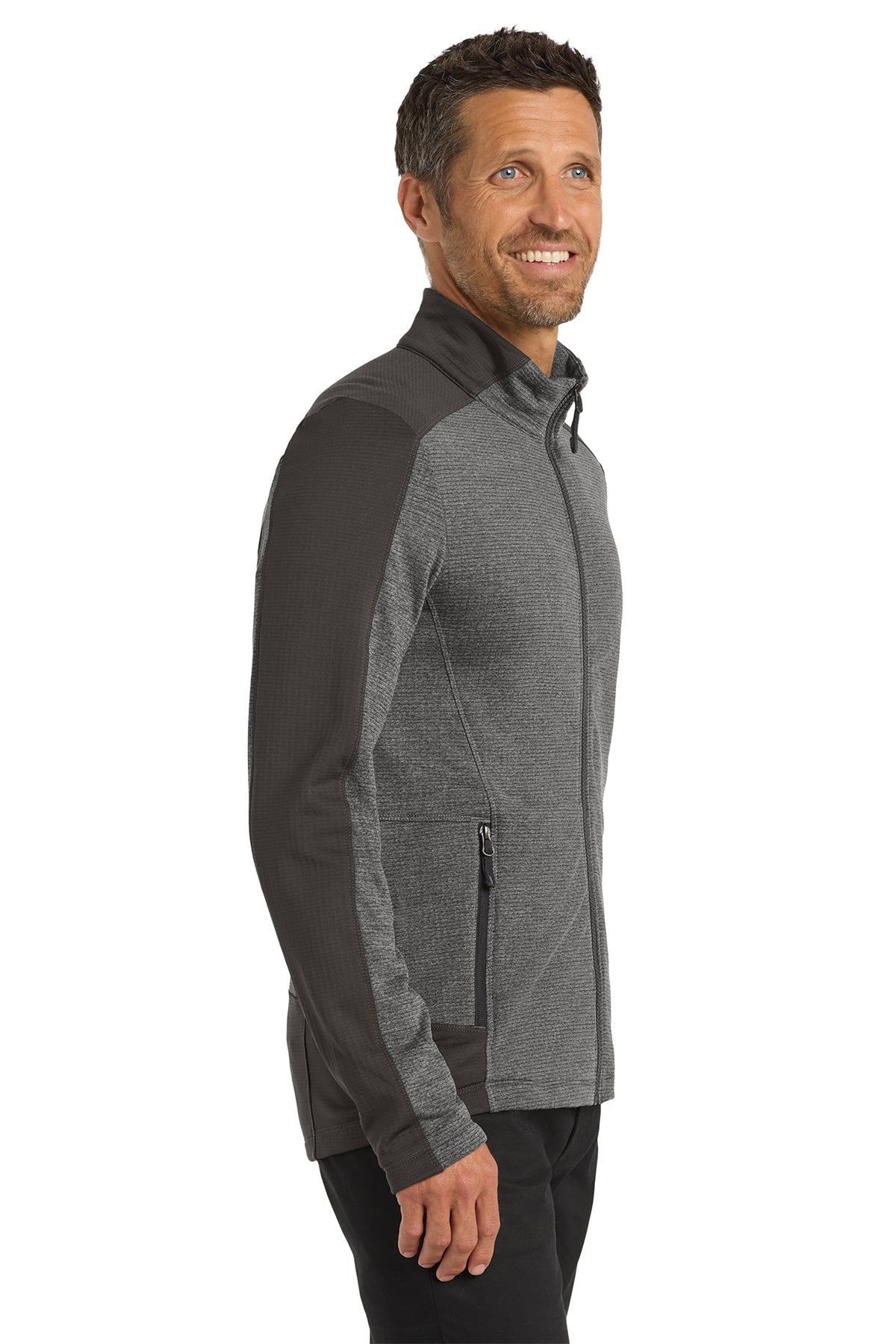 Excell Home Care & Hospice Embroidered Port Authority® Grid Fleece Jacket