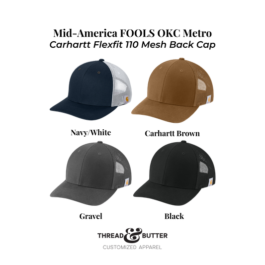 Mid-America FOOLS - Carhartt Flexfit 110 Mesh Back Cap