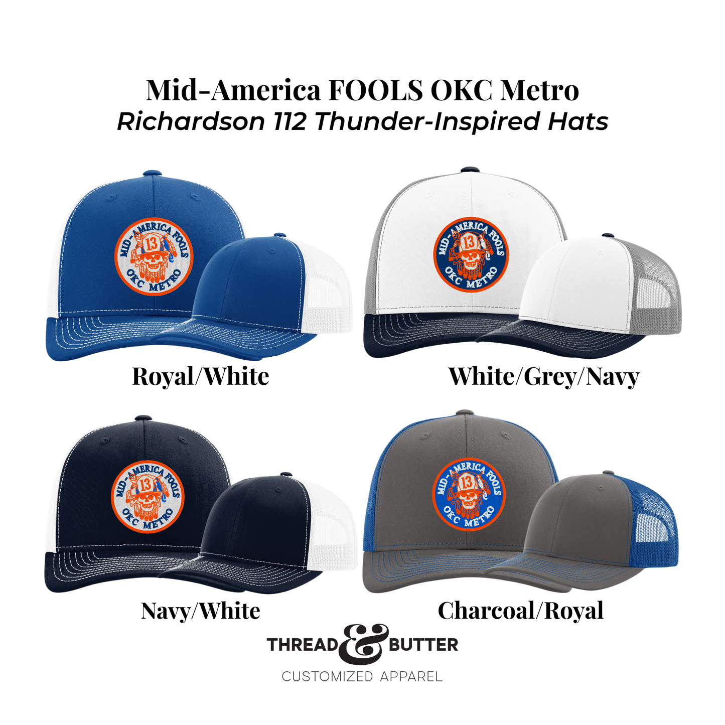 Mid-America FOOLS - Richardson 112 Thunder-Inspired Hat