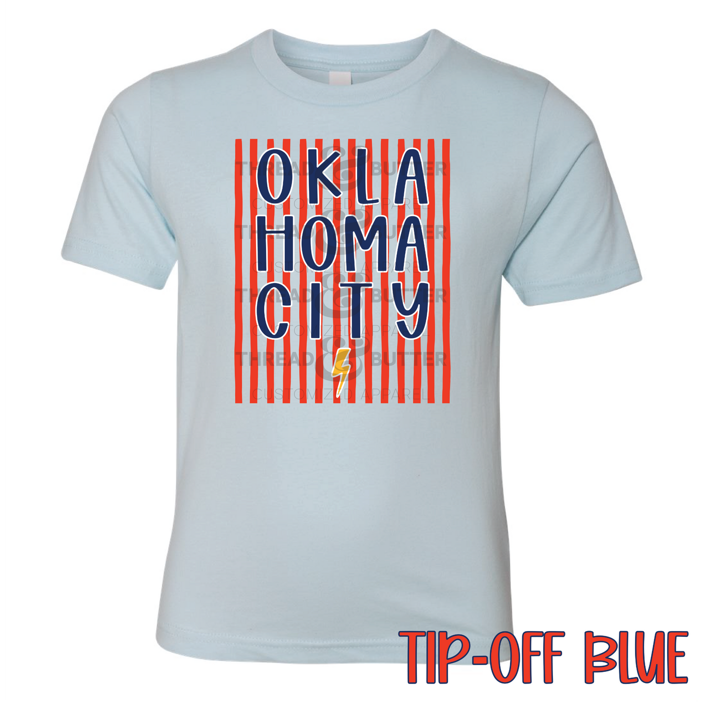 Youth OKC Blues Graphic Tee - Thunder Inspired | Next Level Apparel