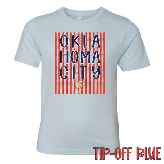 Youth OKC Blues Graphic Tee - Thunder Inspired | Next Level Apparel