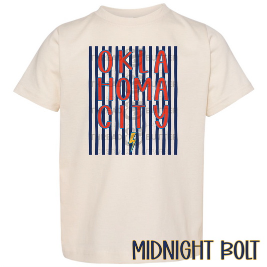 Toddler OKC Neutral Graphic Tee - Thunder Inspired | Rabbit Skins