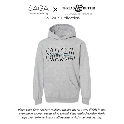 *Youth* Hooded Sweatshirt - SAGA Nature Academy
