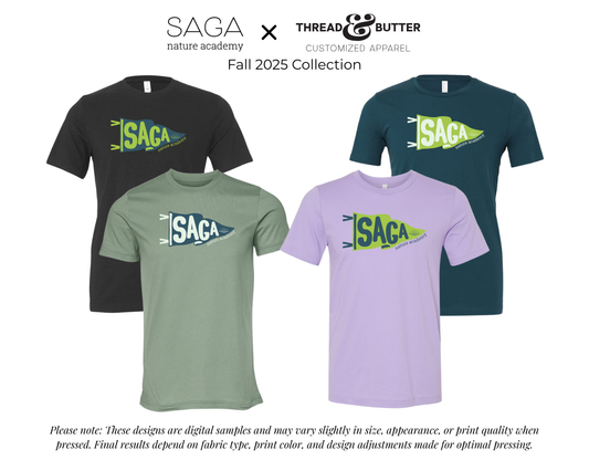 *Adult* SAGA Nature Academy Pennant Shirt