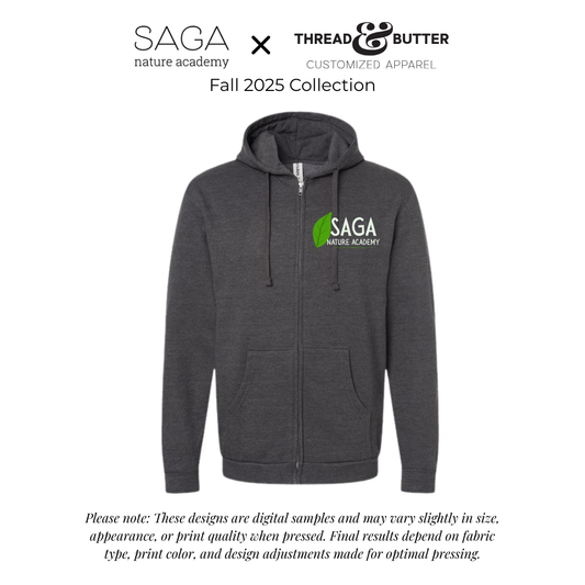 *Adult* Full Zip Jacket - SAGA Nature Academy