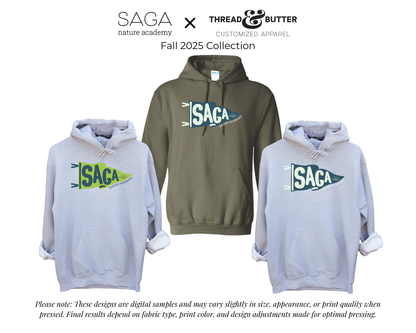 *Adult* SAGA Nature Academy Pennant Sweatshirt
