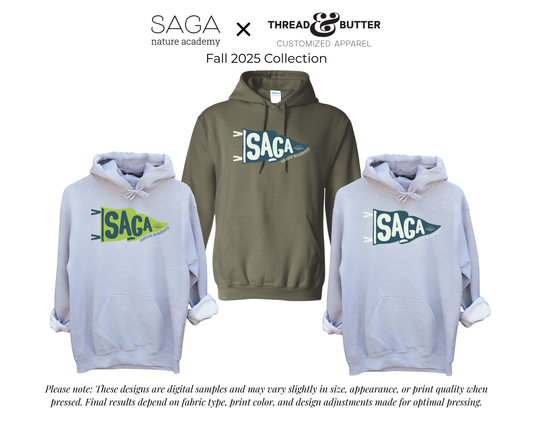*Adult* SAGA Nature Academy Pennant Sweatshirt