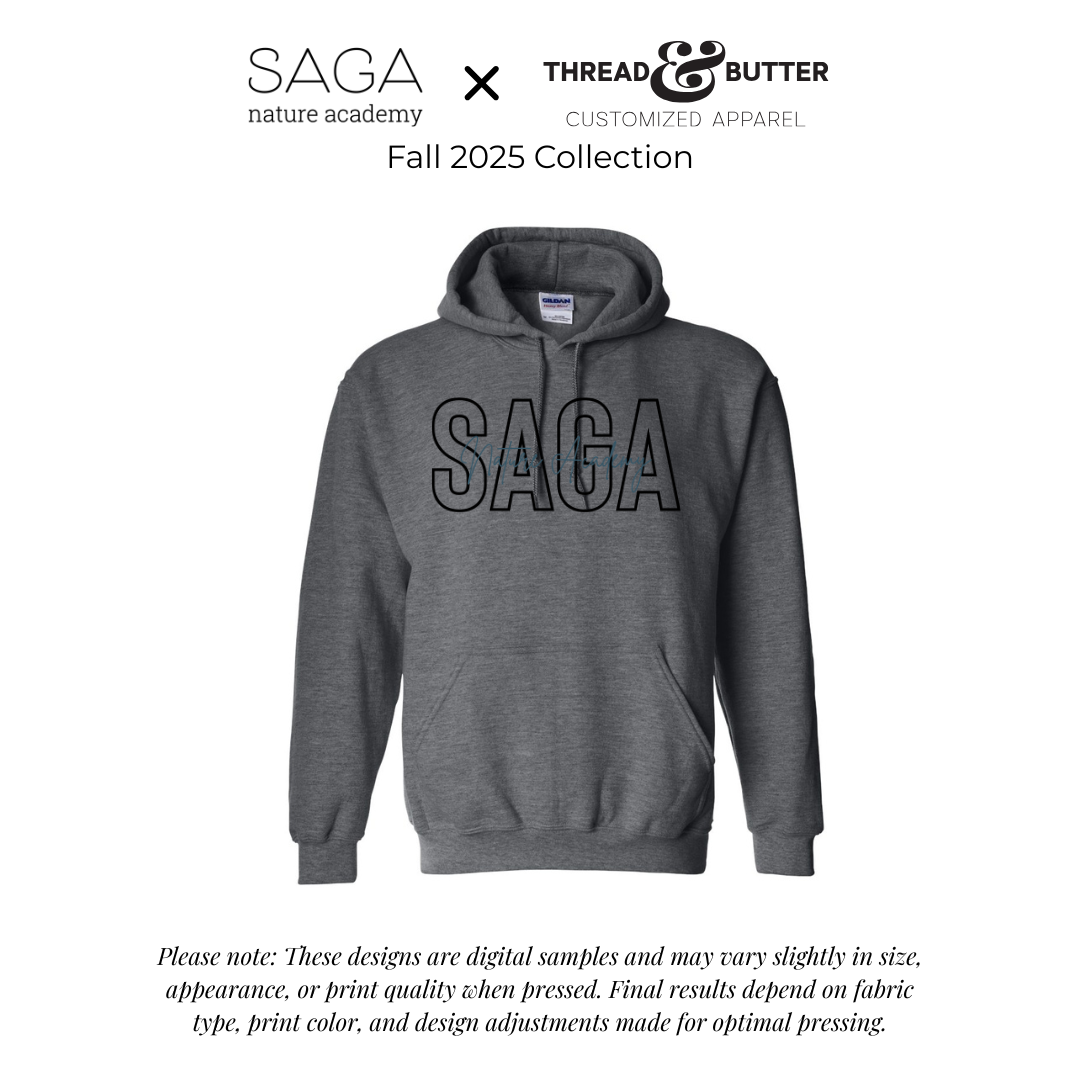 *Adult* Hooded Sweatshirt - SAGA Nature Academy