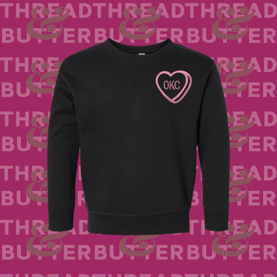 Valentine's Day Sweatshirt - Toddler