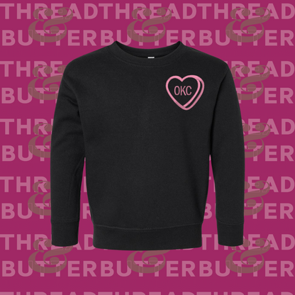 Valentine's Day Sweatshirt - Toddler