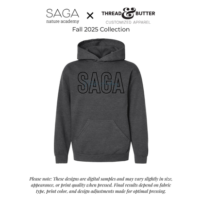 *Youth* Hooded Sweatshirt - SAGA Nature Academy