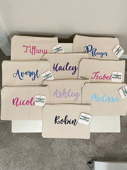 Personalized 5x7 Pouch - Custom Gift for Teachers, Brides, and More!