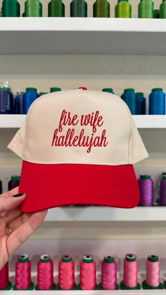 Fire Wife Hallelujah Hat