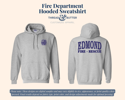 Fire Department Hoodie Sweatshirt