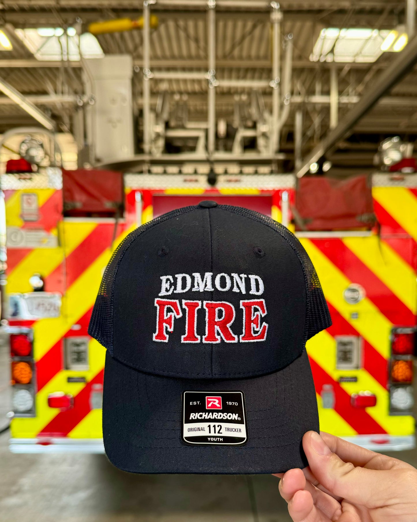 Customizable Youth Fire Department Hat