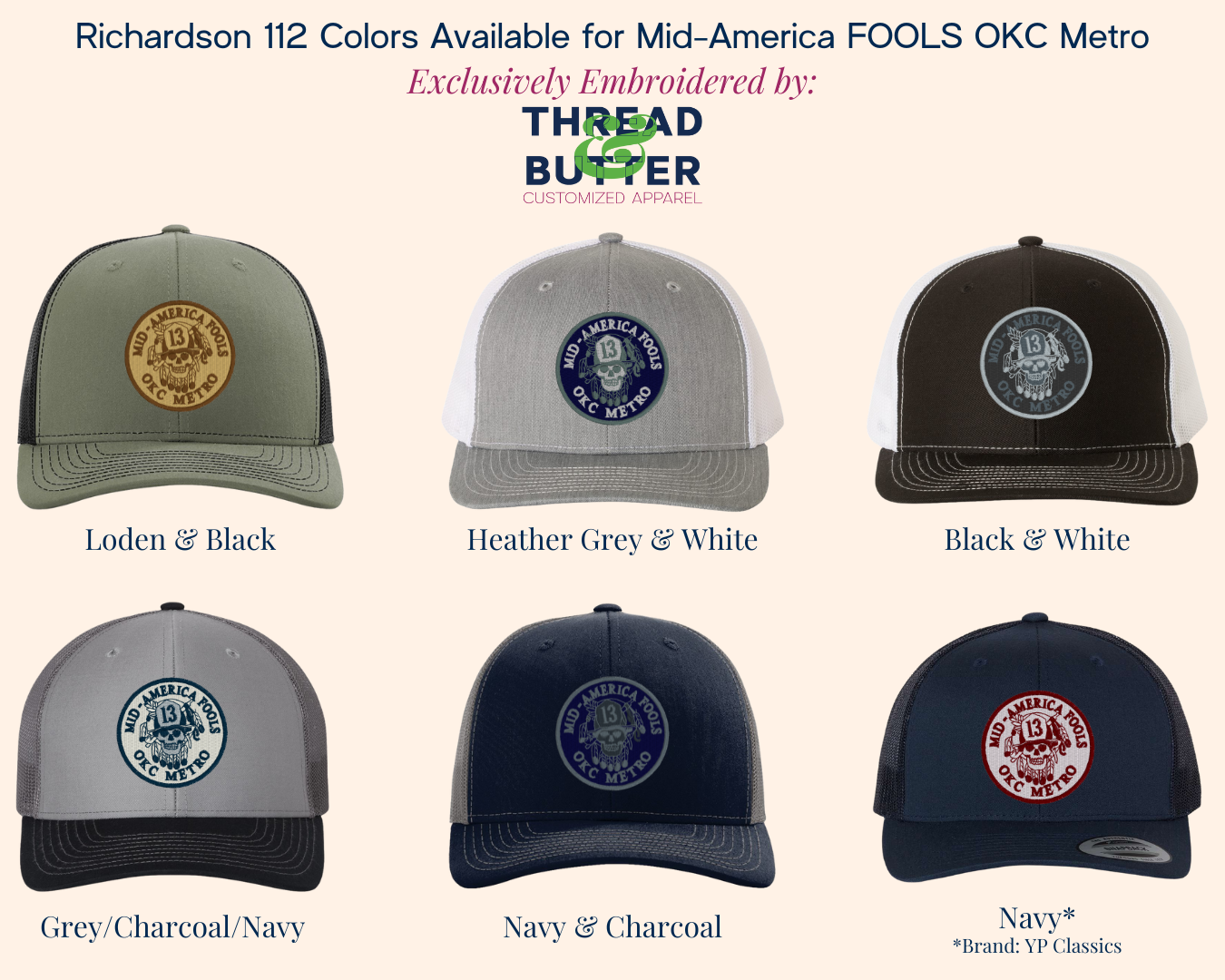 🚨NEW COLORS🚨 Mid-America FOOLS OKC Patch - Richardson 112 Hat