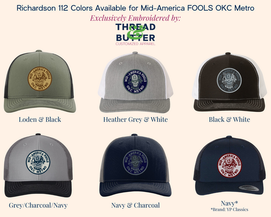 🚨NEW COLORS🚨 Mid-America FOOLS OKC Patch - Richardson 112 Hat
