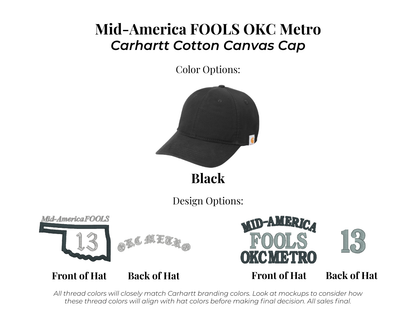 Mid-America FOOLS - Carhartt Cotton Canvas Cap