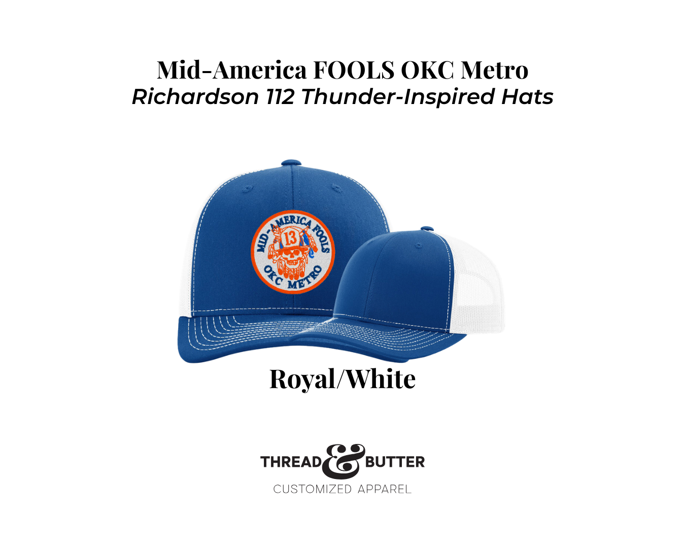 Mid-America FOOLS - Richardson 112 Thunder-Inspired Hat