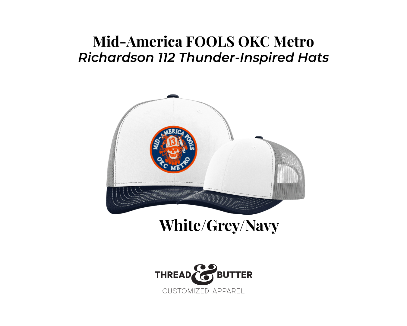 Mid-America FOOLS - Richardson 112 Thunder-Inspired Hat