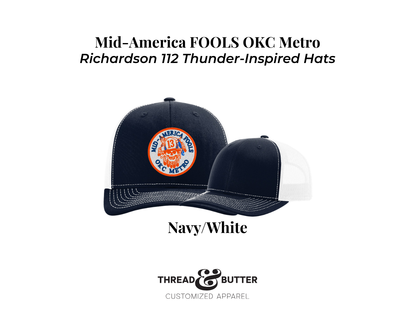 Mid-America FOOLS - Richardson 112 Thunder-Inspired Hat