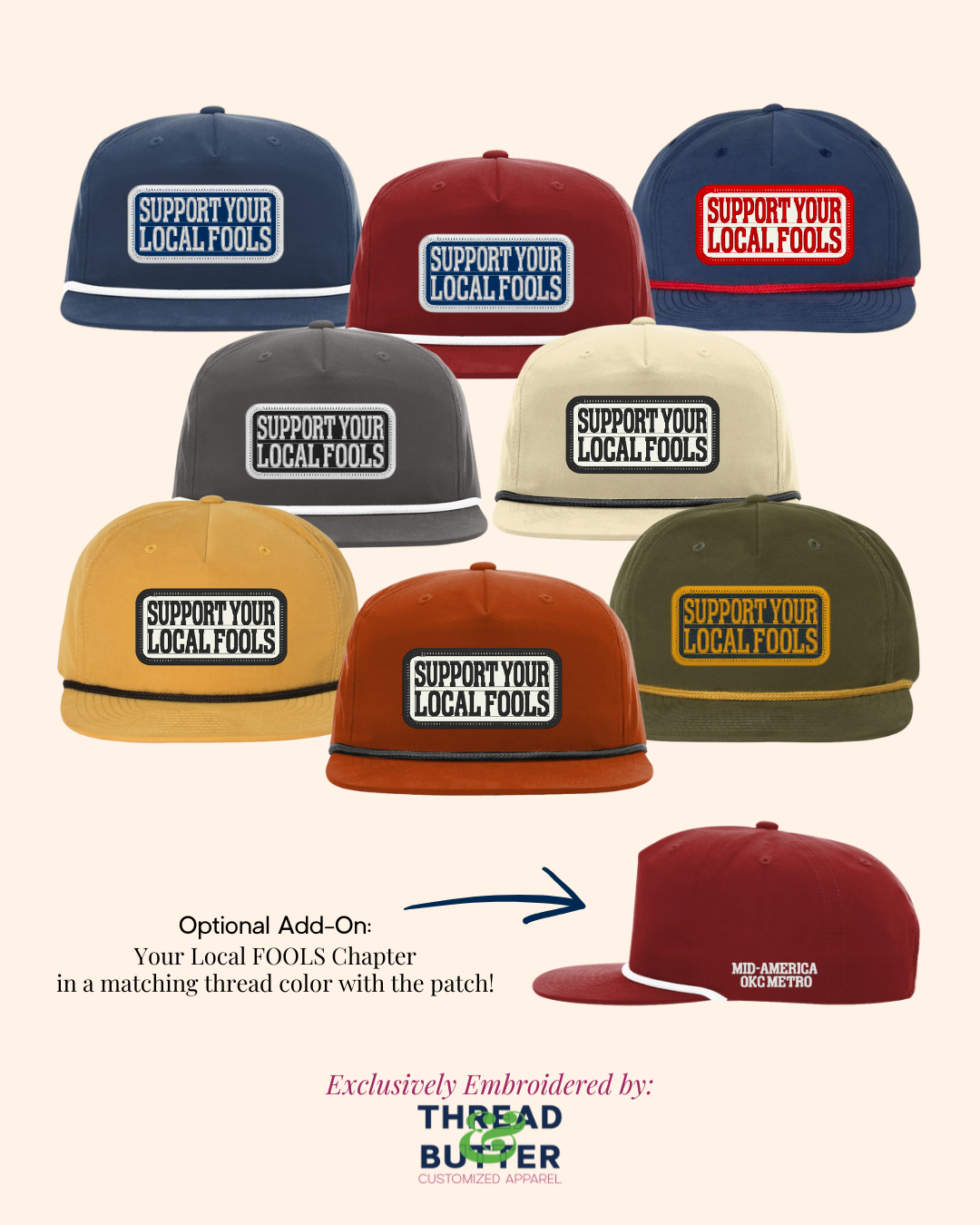 Support Your Local FOOLS - Richardson 256 Hat