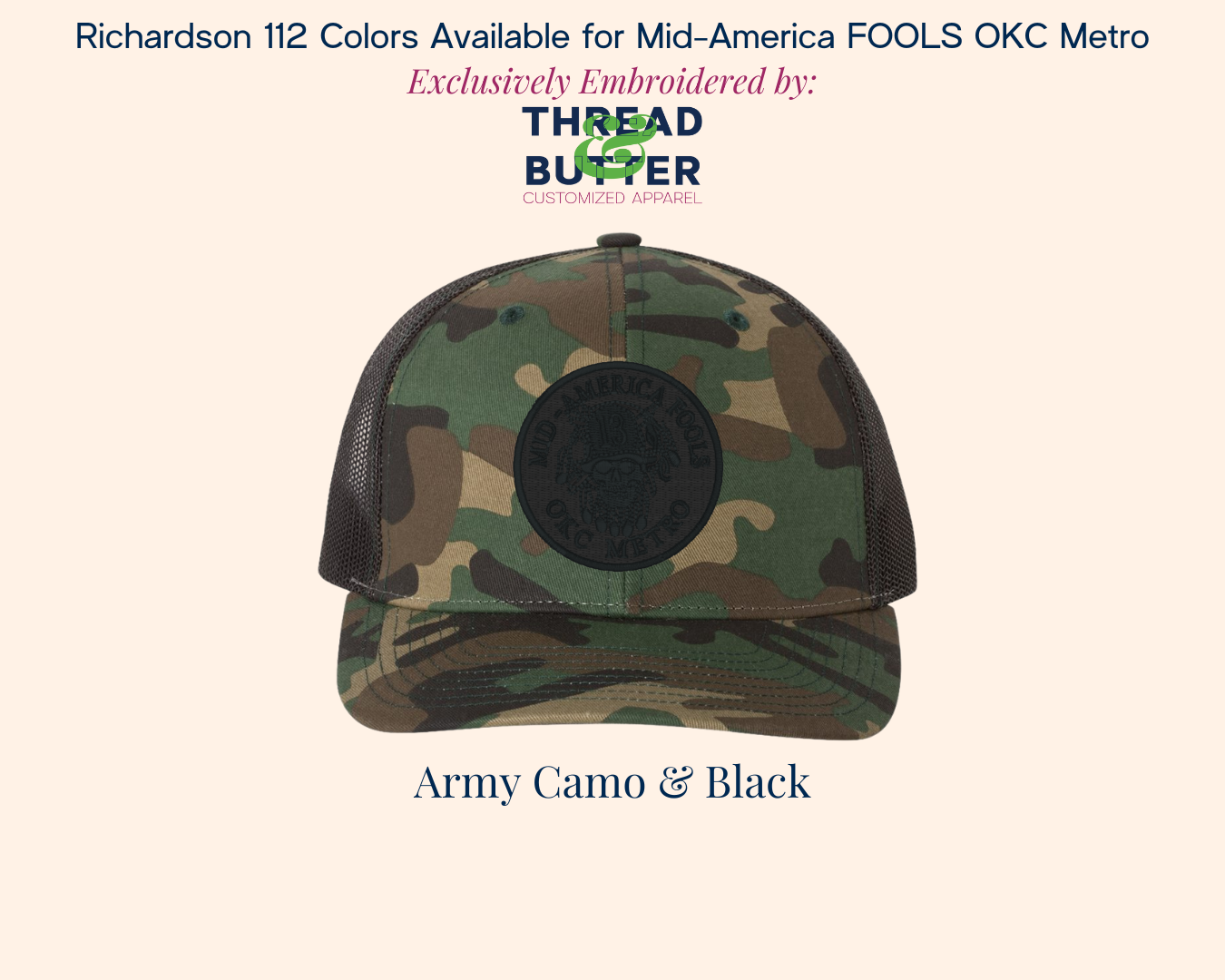 🚨NEW COLORS🚨 Mid-America FOOLS OKC Patch - Richardson 112 Hat