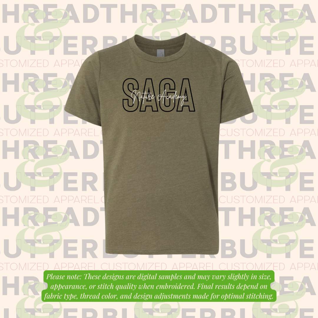 Pre-Order: SAGA Nature Academy Youth Sizes - Next Level Apparel