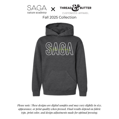 *Youth* Hooded Sweatshirt - SAGA Nature Academy