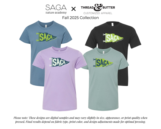 *Youth* SAGA Nature Academy Pennant Shirt