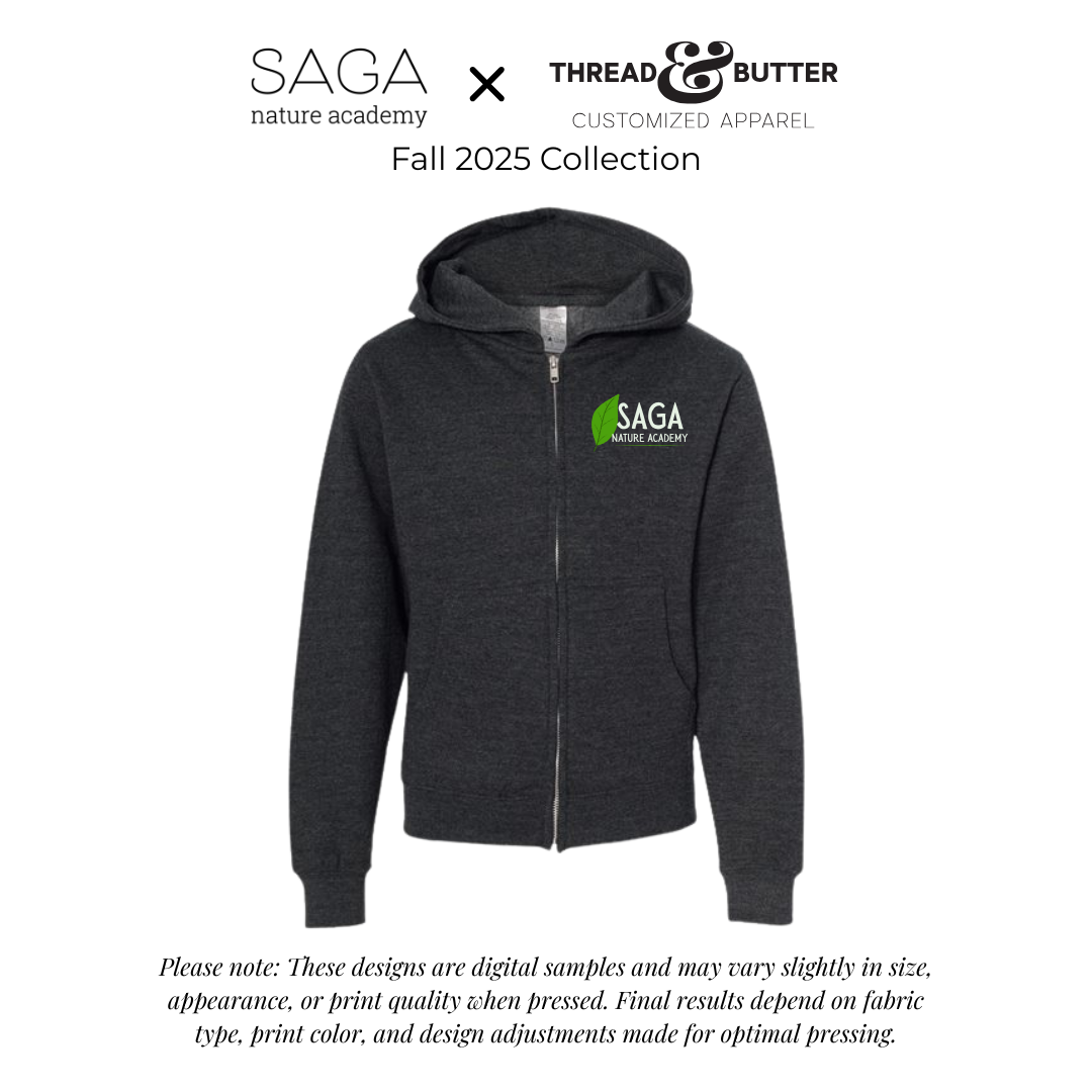 *Youth* Full Zip Jacket - SAGA Nature Academy