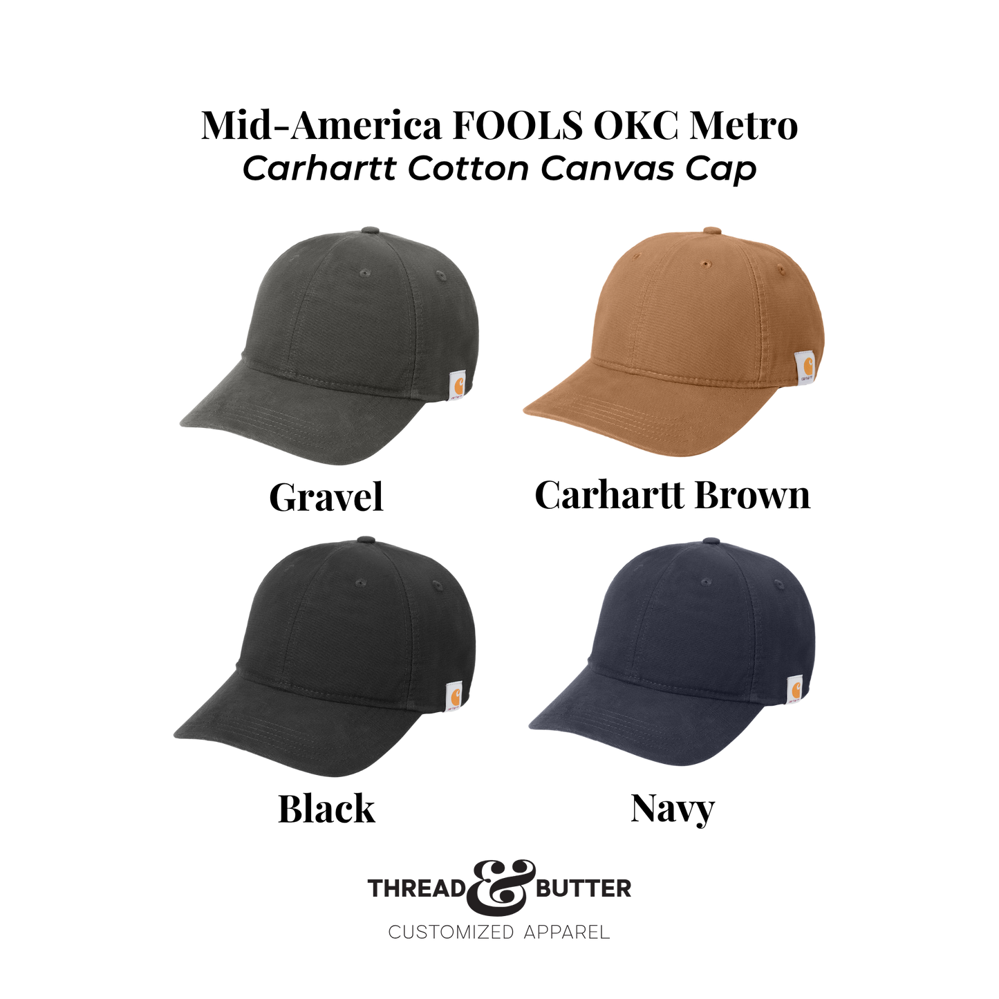 Mid-America FOOLS - Carhartt Cotton Canvas Cap