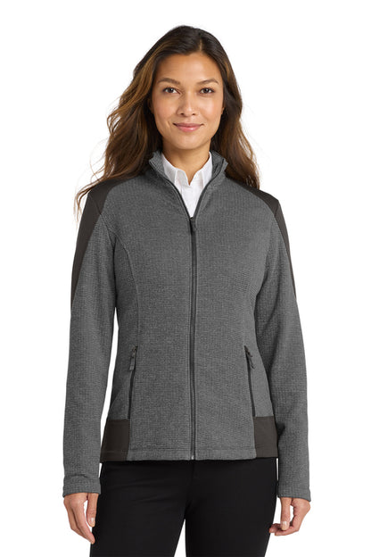 Excell Home Care & Hospice Embroidered Port Authority® Women's Grid Fleece Jacket