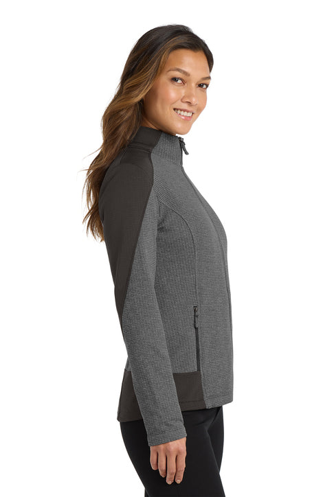 Excell Home Care & Hospice Embroidered Port Authority® Women's Grid Fleece Jacket