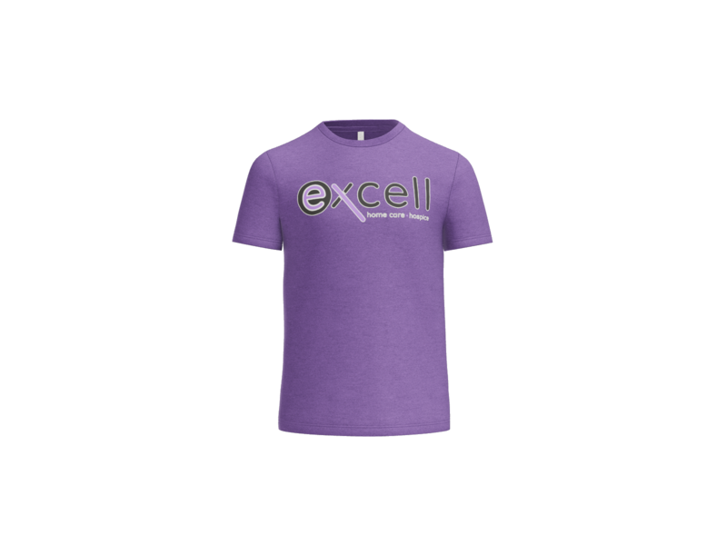 Excell Home Care & Hospice Life Changing Legacy BELLA+CANVAS® Unisex Heather CVC Short Sleeve Tee