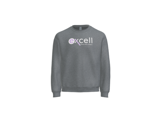 Excell Home Care & Hospice Printed Gildan® Heavy Blend™ Crewneck Sweatshirt