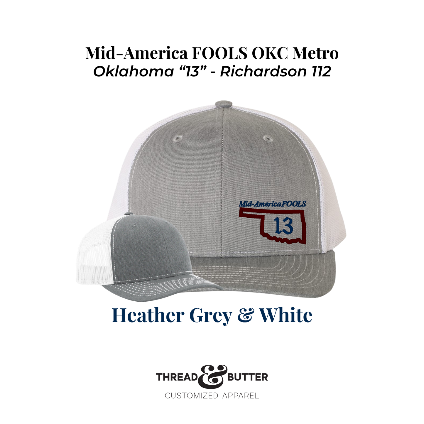 Mid-America FOOLS - "13" Oklahoma Richardson 112 Hat
