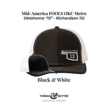 Mid-America FOOLS - "13" Oklahoma Richardson 112 Hat
