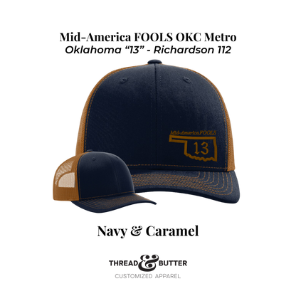 Mid-America FOOLS - "13" Oklahoma Richardson 112 Hat