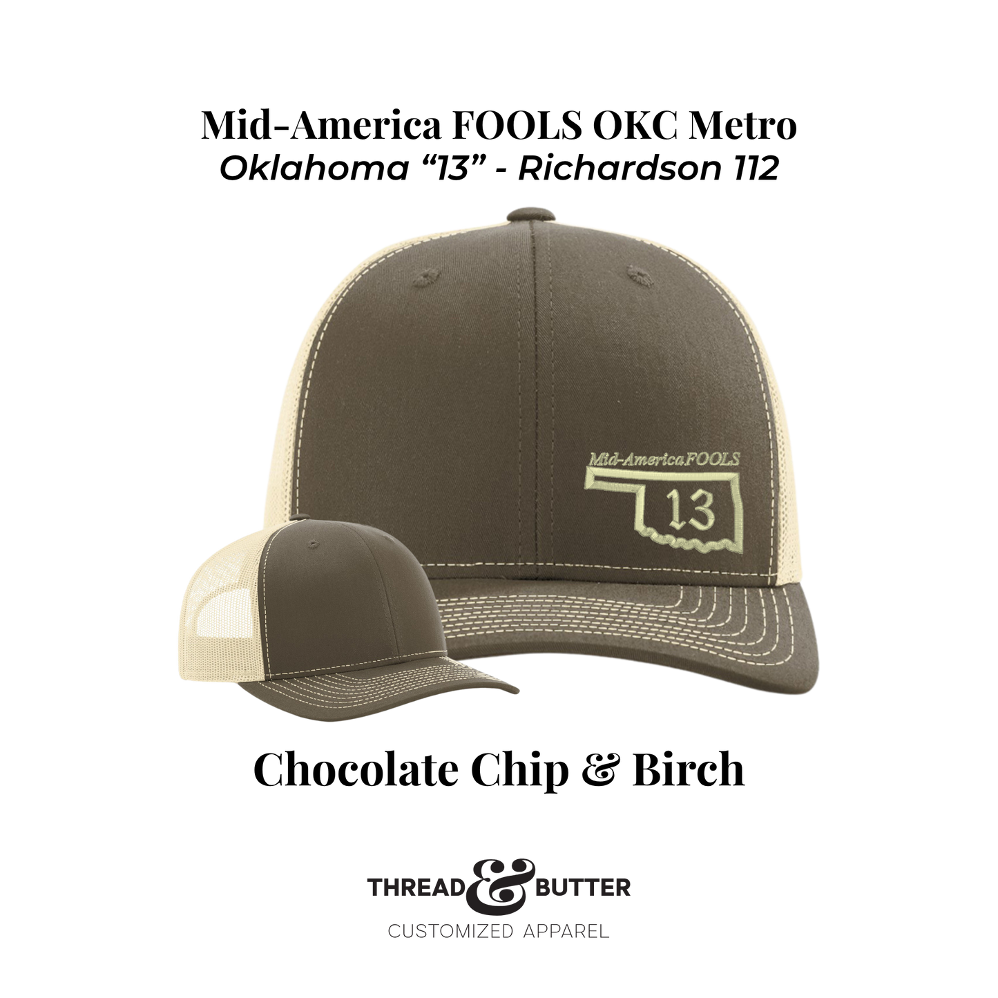Mid-America FOOLS - "13" Oklahoma Richardson 112 Hat