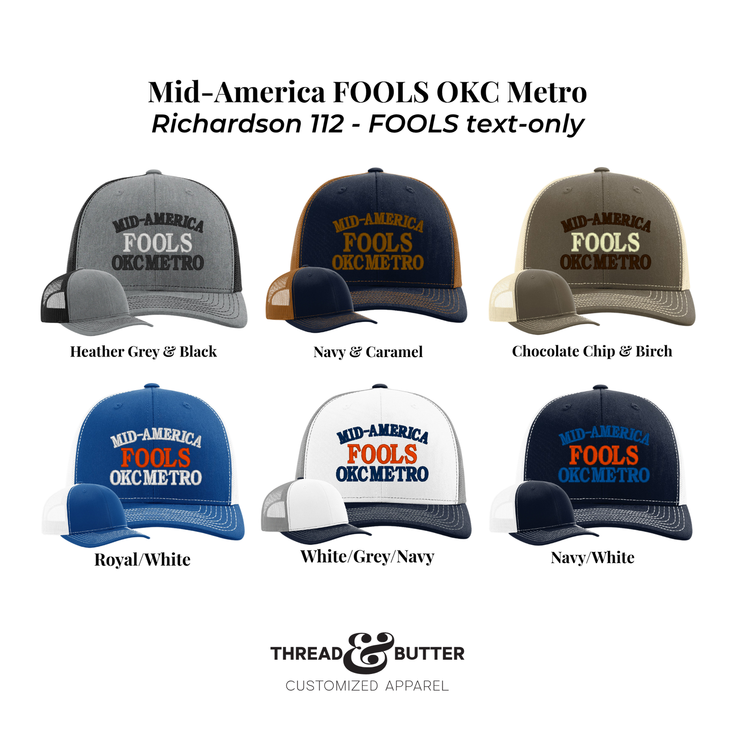Mid-America FOOLS - MAFOKC text-only Richardson 112 Hat